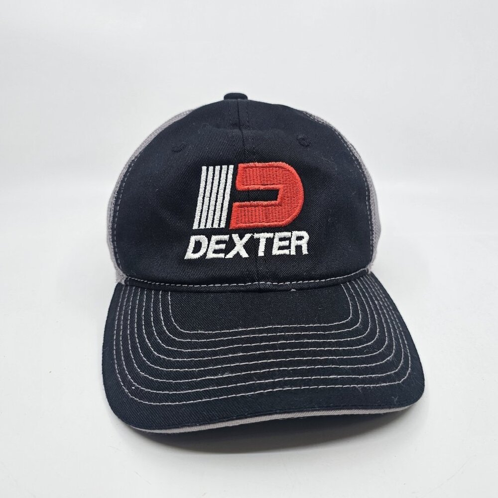 Dexter Logo Mesh Snapback Mesh Trucker Hat Cap Adjustable Black